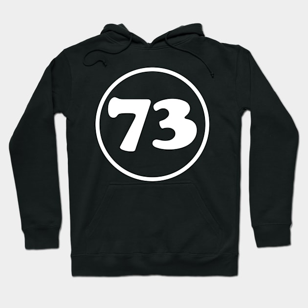 73 - The Best Number Hoodie by ScienceCorner